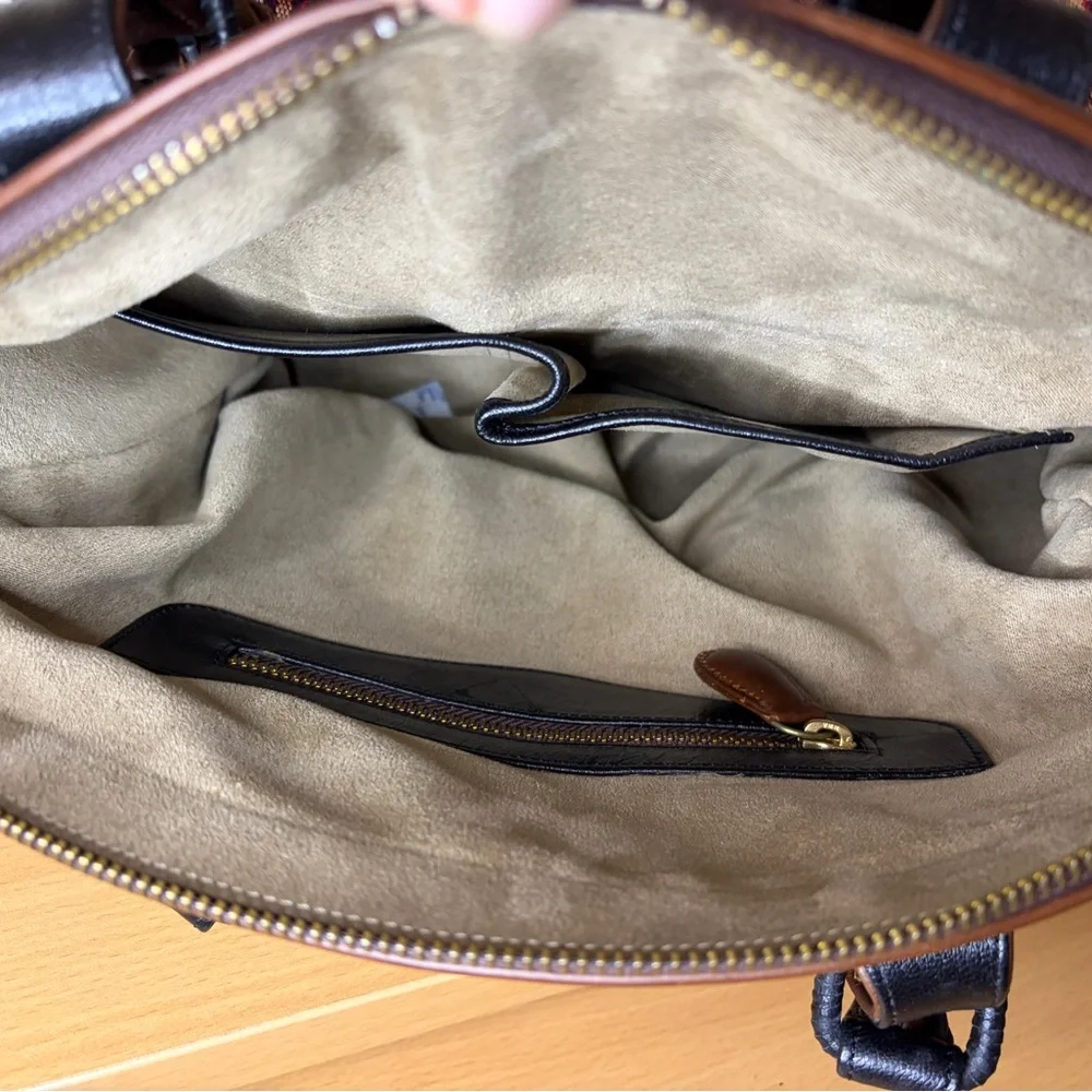 Ikat Patterned Handbag with Shoulder Strap - Picture 6 of 6